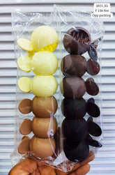 Impression Stylish Colored Plastic Hair Clutcher (Pack of 12)